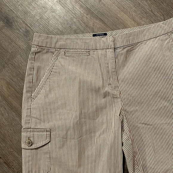 IZOD PINSTRIPE BERMUDA SHORTS (6) - Picture 3 of 7